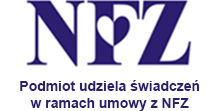 Logo NFZ Podmiot udziela świadczeń w ramach umowy z NFZ